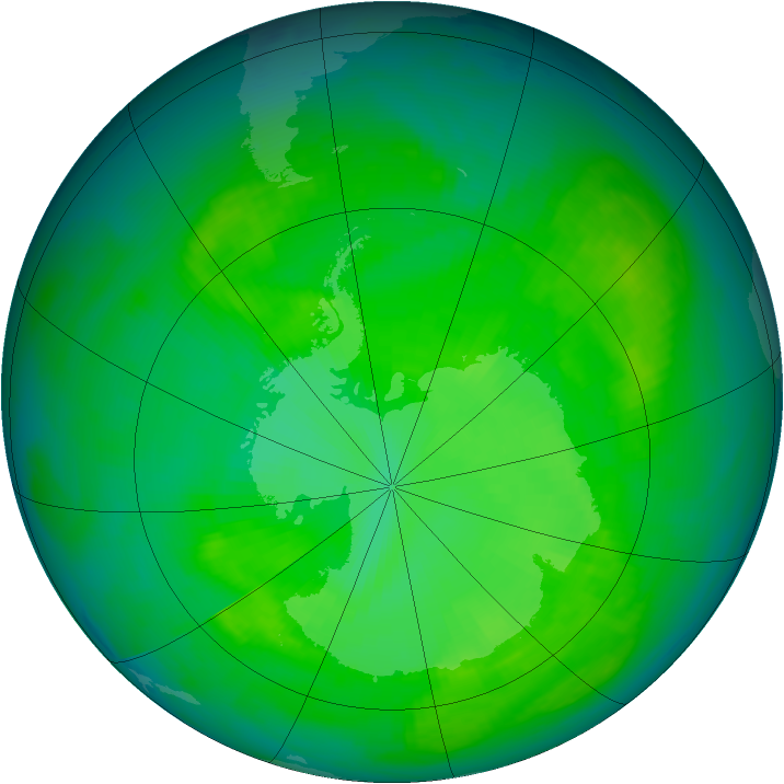 Ozone Map 1980-12-05